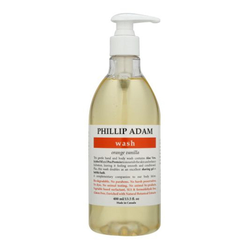 Phillip Adam Hand and Body Wash, Orange Vanilla, 13.5 Oz
